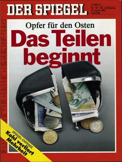 DER SPIEGEL Nr. 18, 27.4.1992 bis 3.5.1992