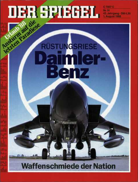 DER SPIEGEL Nr. 31, 1.8.1988 bis 7.8.1988