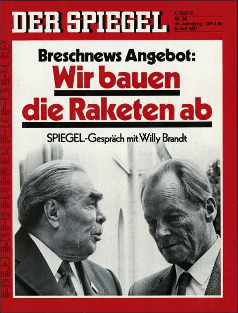 DER SPIEGEL Nr. 28, 6.7.1981 bis 12.7.1981