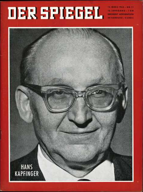 DER SPIEGEL Nr. 11, 14.3.1962 bis 20.3.1962