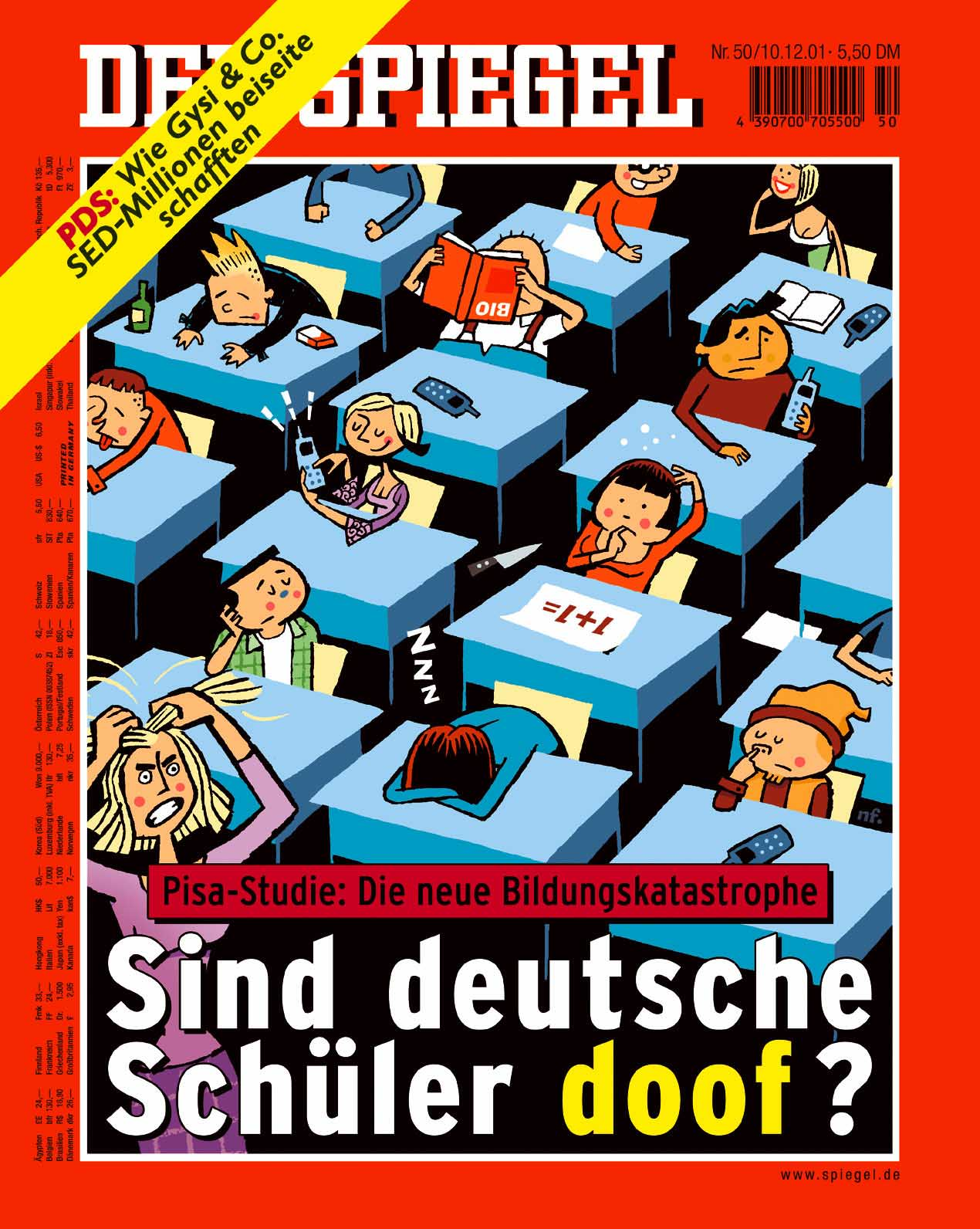 DER SPIEGEL Nr. 50, 10.12.2001 bis 16.12.2001