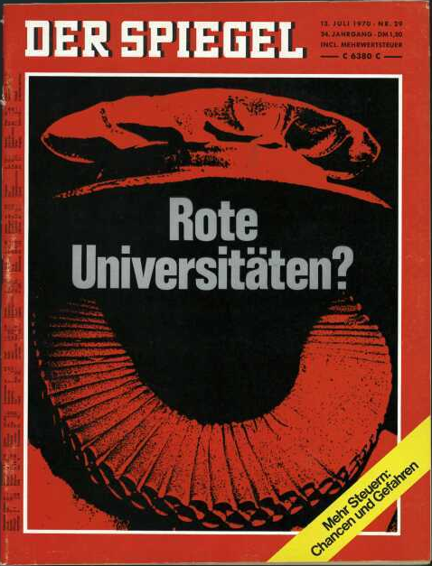 DER SPIEGEL Nr. 29, 13.7.1970 bis 19.7.1970