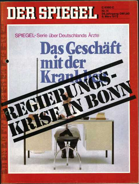 DER SPIEGEL Nr. 11, 6.3.1972 bis 12.3.1972