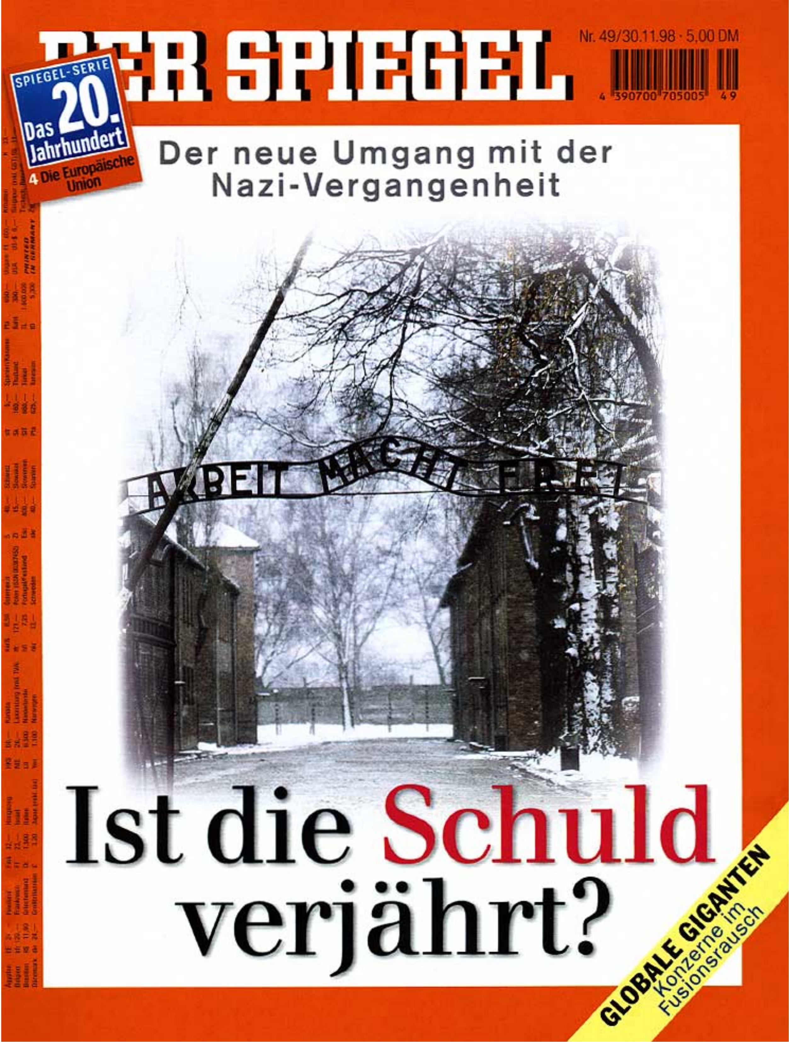 DER SPIEGEL Nr. 49, 30.11.1998 bis 6.12.1998