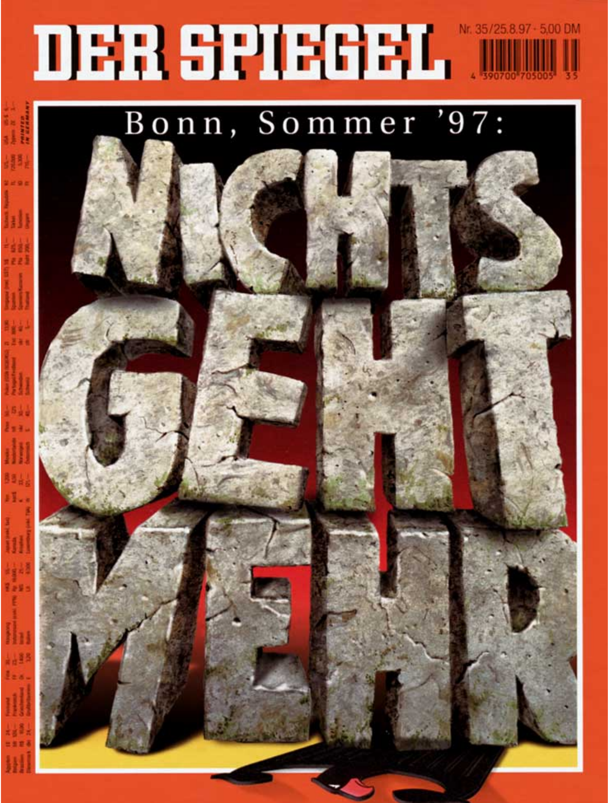 DER SPIEGEL Nr. 35, 25.8.1997 bis 31.8.1997