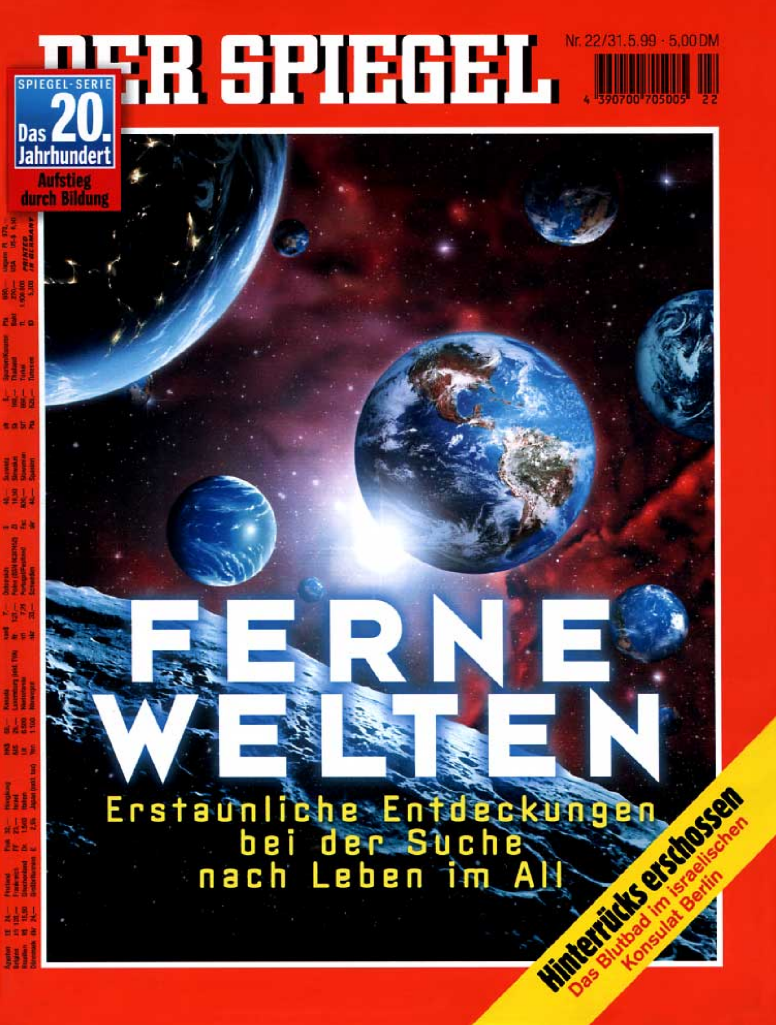DER SPIEGEL Nr. 22, 31.5.1999 bis 6.6.1999