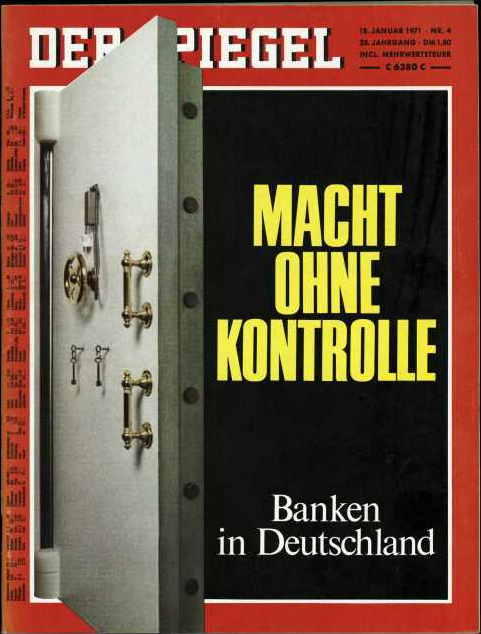 DER SPIEGEL Nr. 4, 18.1.1971 bis 24.1.1971
