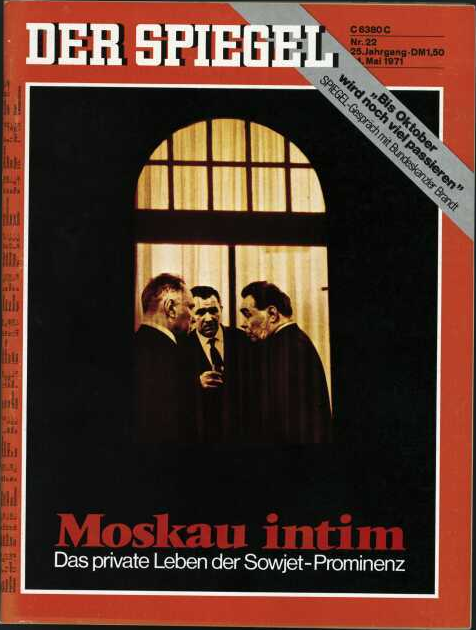 DER SPIEGEL Nr. 22, 24.5.1971 bis 30.5.1971