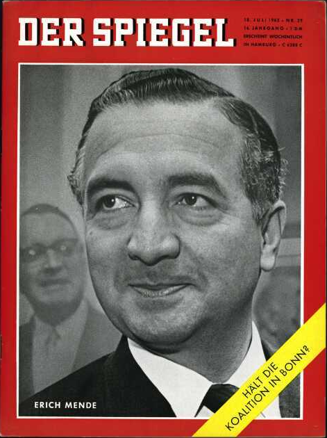 DER SPIEGEL Nr. 29, 18.7.1962 bis 24.7.1962