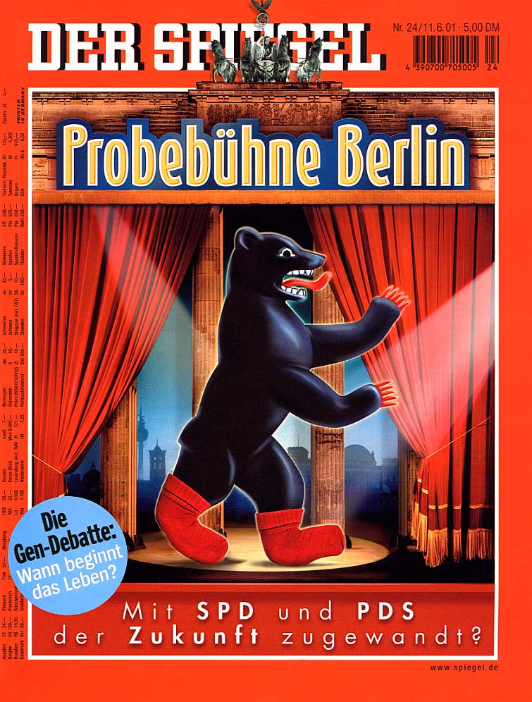 DER SPIEGEL Nr. 24, 11.6.2001 bis 17.6.2001