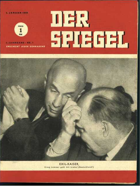 DER SPIEGEL Nr. 1, 3.1.1948 bis 9.1.1948