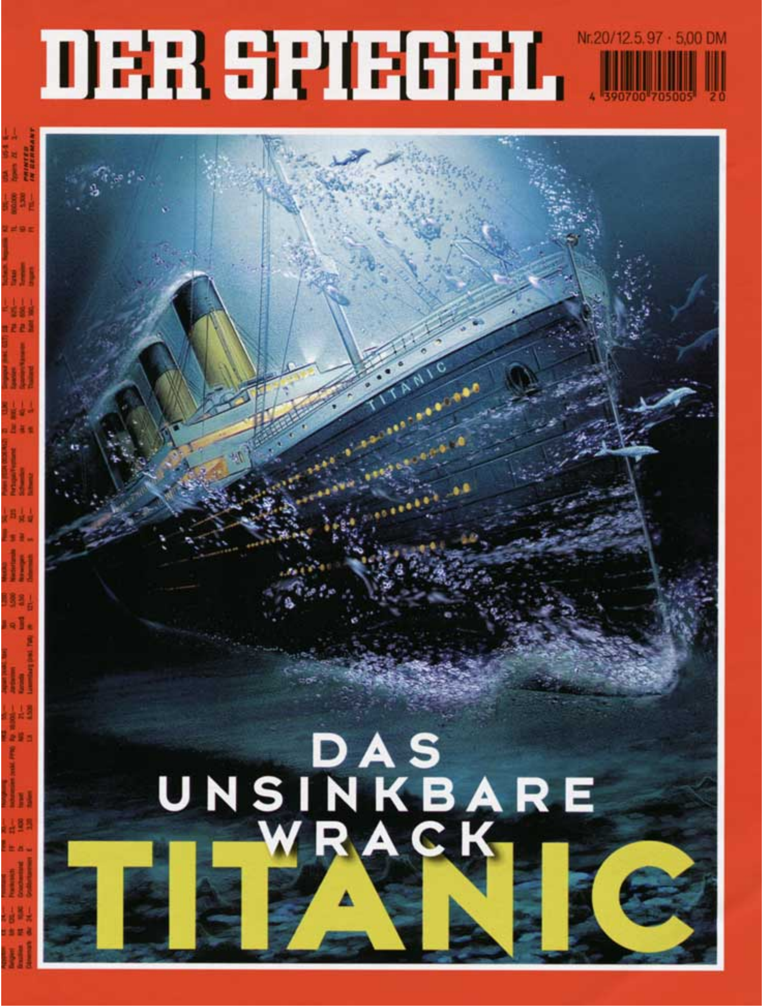 DER SPIEGEL Nr. 20, 11.5.1997 bis 17.5.1997
