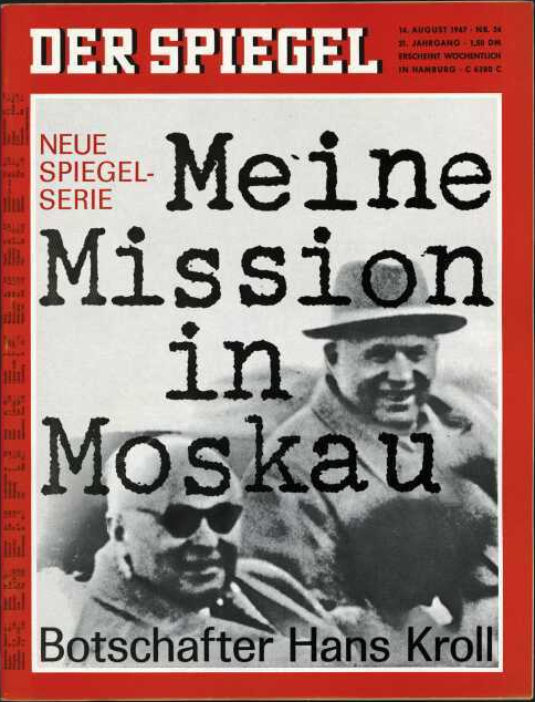 DER SPIEGEL Nr. 34, 14.8.1967 bis 20.8.1967