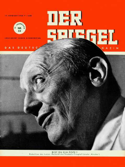 DER SPIEGEL Nr. 33, 17.8.1950 bis 23.8.1950