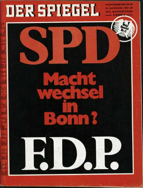 DER SPIEGEL Nr. 40, 30.9.1969 bis 6.10.1969