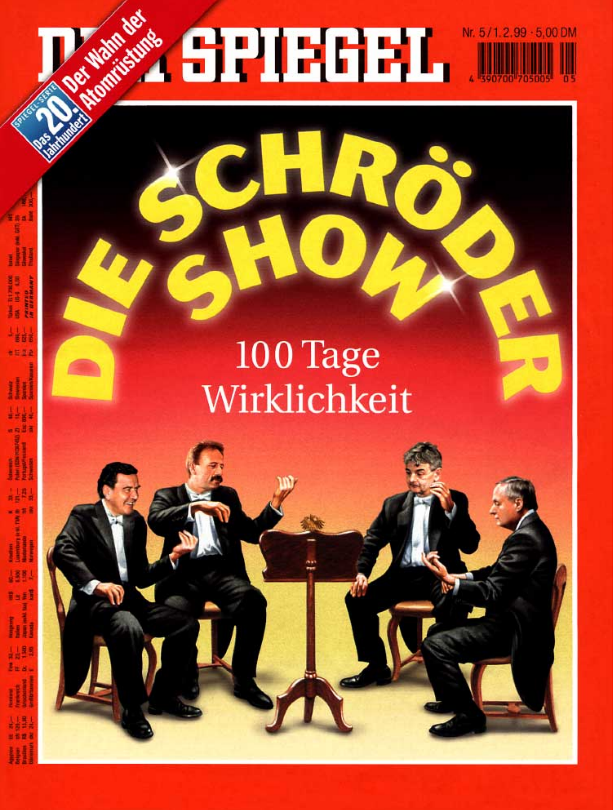 DER SPIEGEL Nr. 5, 1.2.1999 bis 7.2.1999