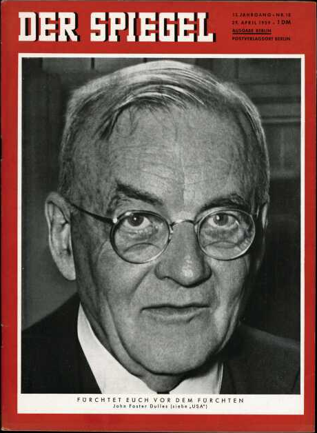 DER SPIEGEL Nr. 18, 29.4.1959 bis 5.5.1959