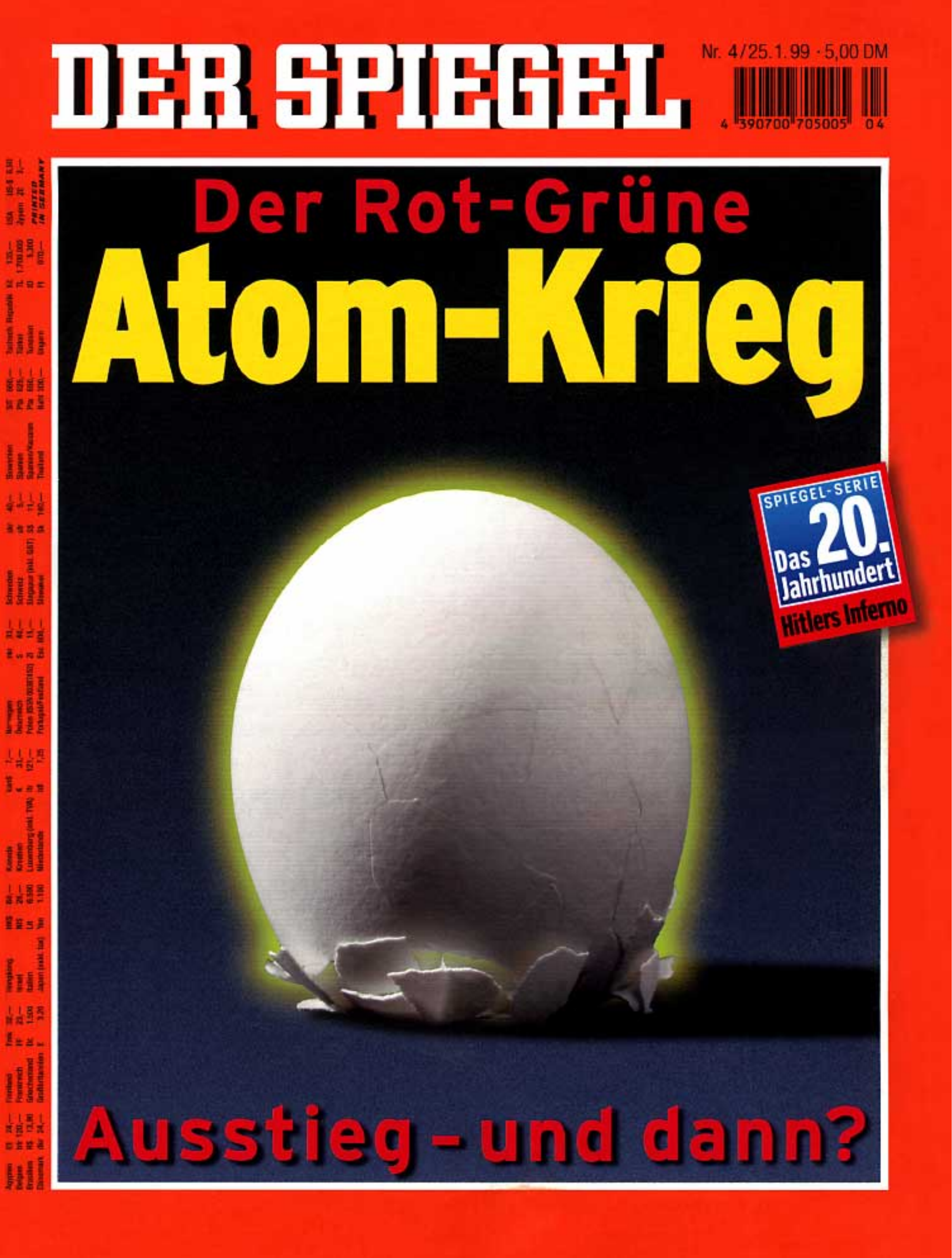 DER SPIEGEL Nr. 4, 25.1.1999 bis 31.1.1999