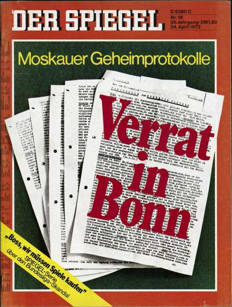 DER SPIEGEL Nr. 18, 24.4.1972 bis 30.4.1972