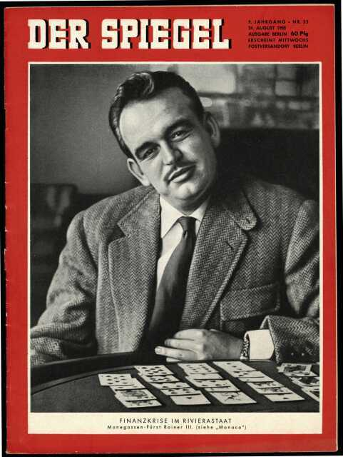 DER SPIEGEL Nr. 35, 24.8.1955 bis 30.8.1955