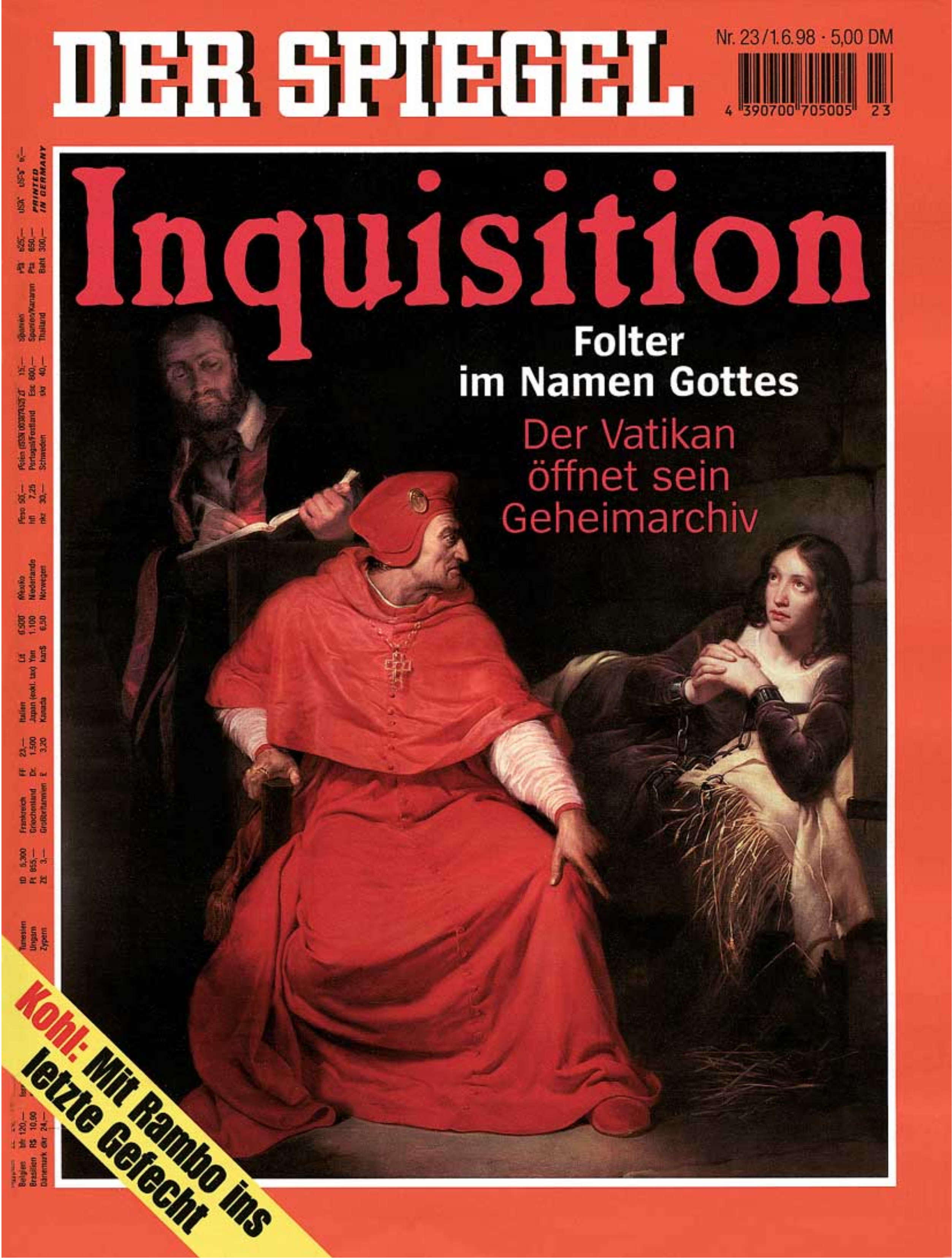 DER SPIEGEL Nr. 23, 1.6.1998 bis 7.6.1998