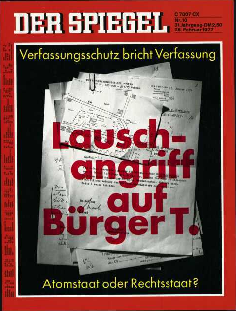 DER SPIEGEL Nr. 10, 28.2.1977 bis 6.3.1977