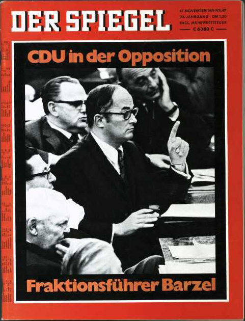 DER SPIEGEL Nr. 47, 17.11.1969 bis 23.11.1969