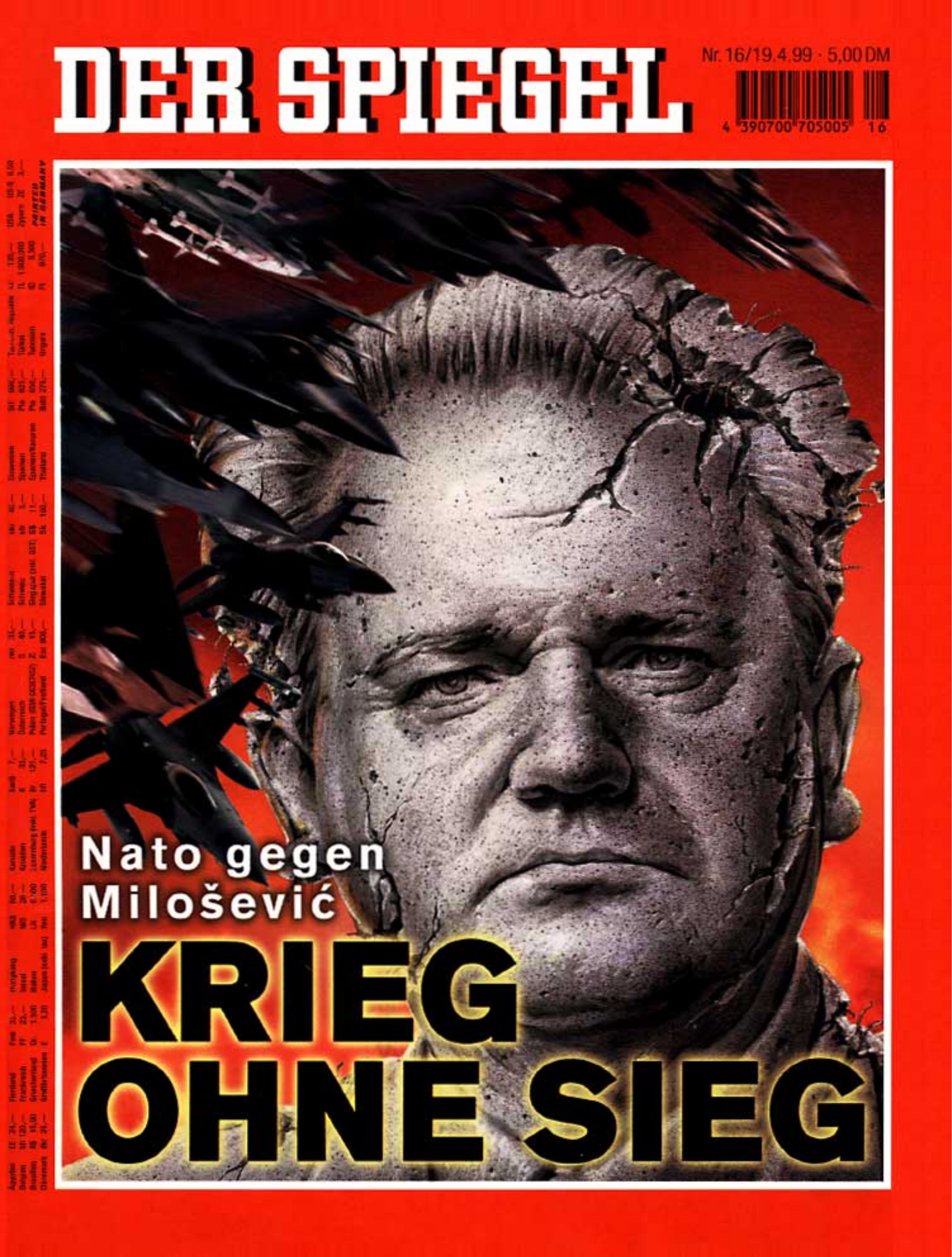 DER SPIEGEL Nr. 16, 19.4.1999 bis 25.4.1999