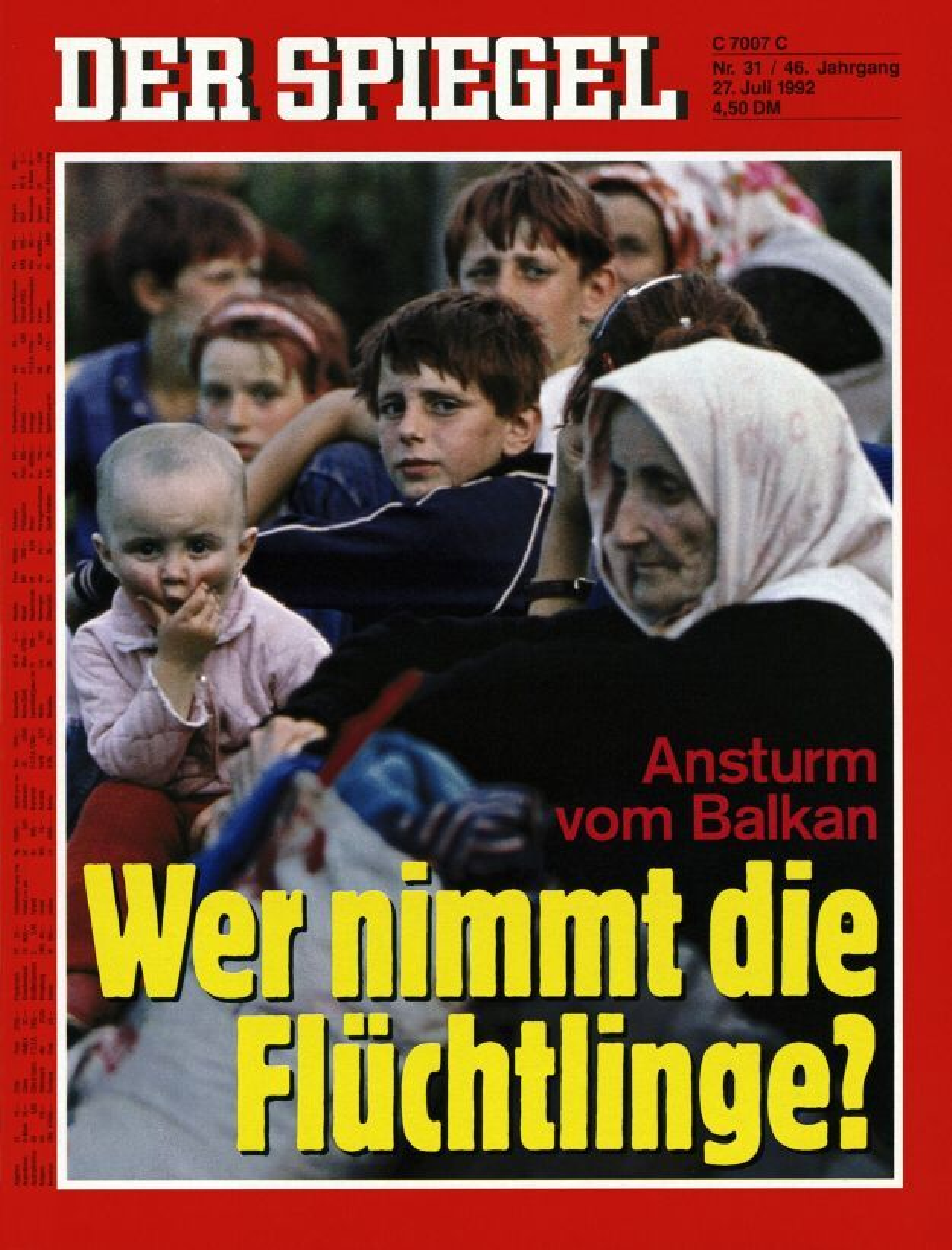 DER SPIEGEL Nr. 31, 27.7.1992 bis 2.8.1992