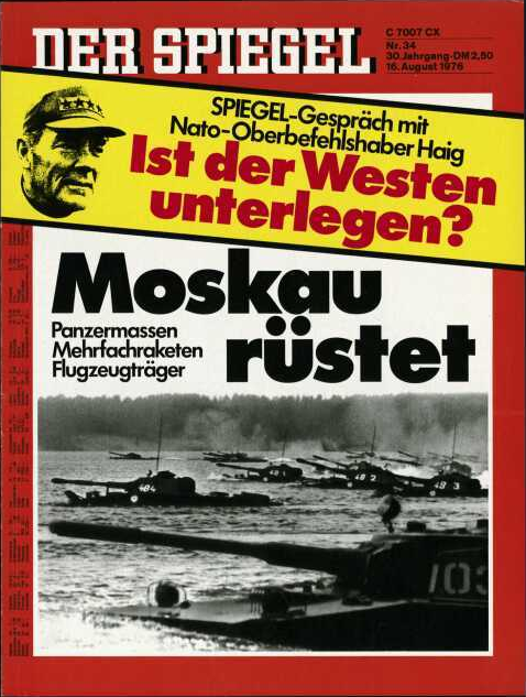 DER SPIEGEL Nr. 34, 16.8.1976 bis 22.8.1976