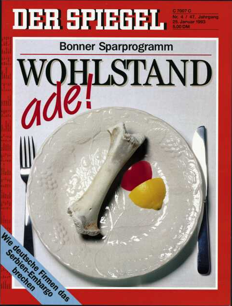DER SPIEGEL Nr. 4, 25.1.1993 bis 31.1.1993