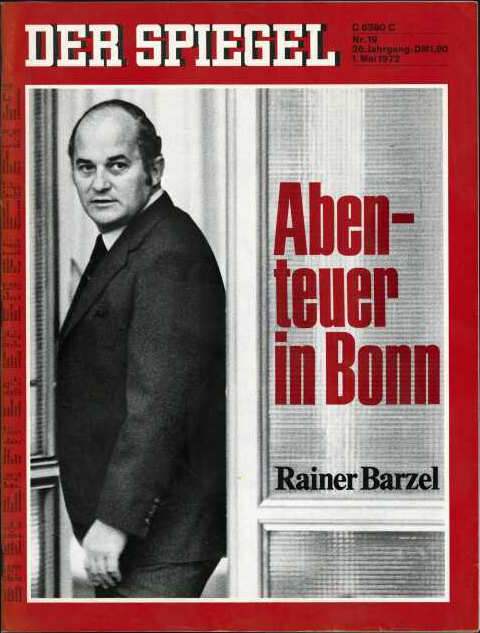 DER SPIEGEL Nr. 19, 1.5.1972 bis 7.5.1972