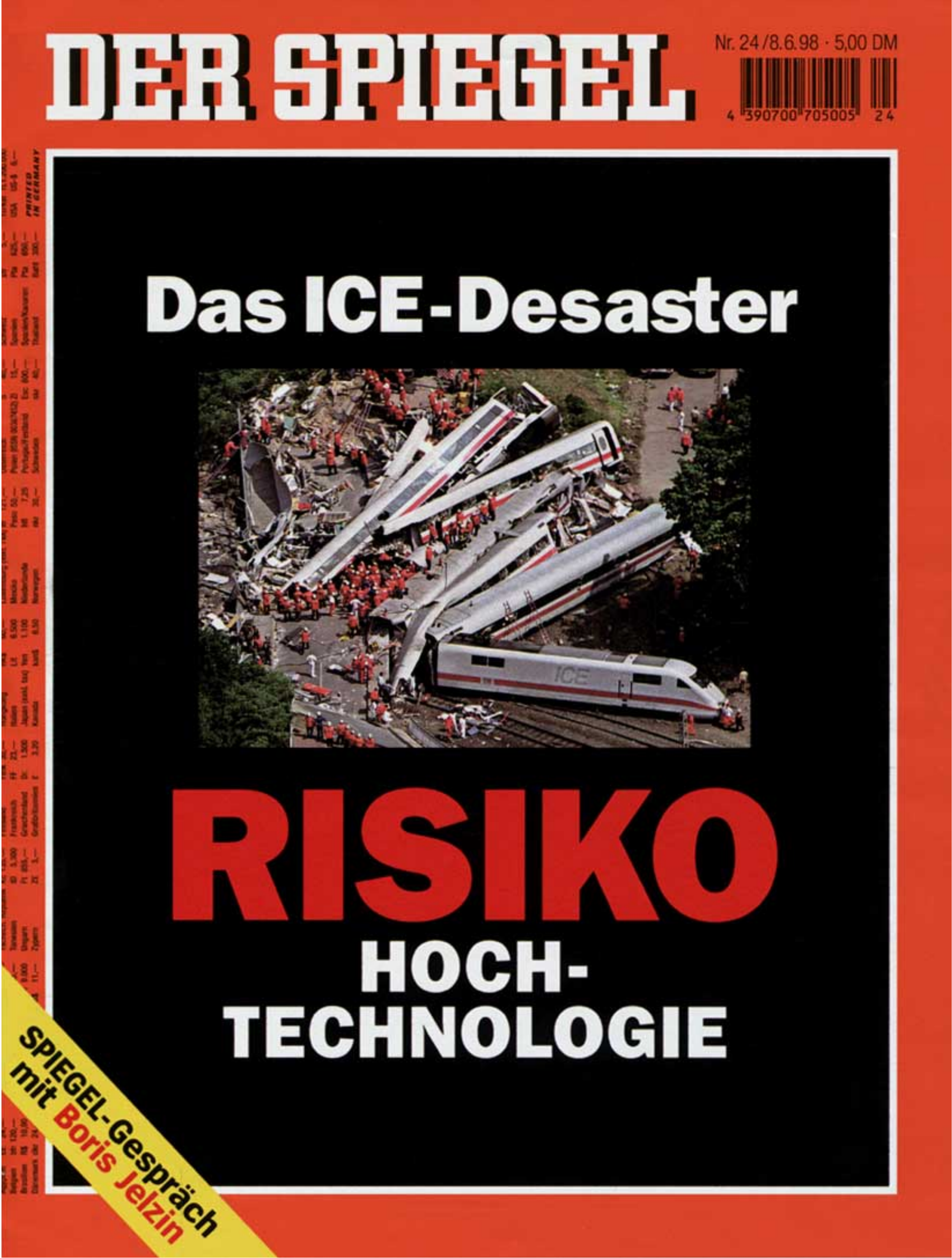 DER SPIEGEL Nr. 24, 8.6.1998 bis 14.6.1998