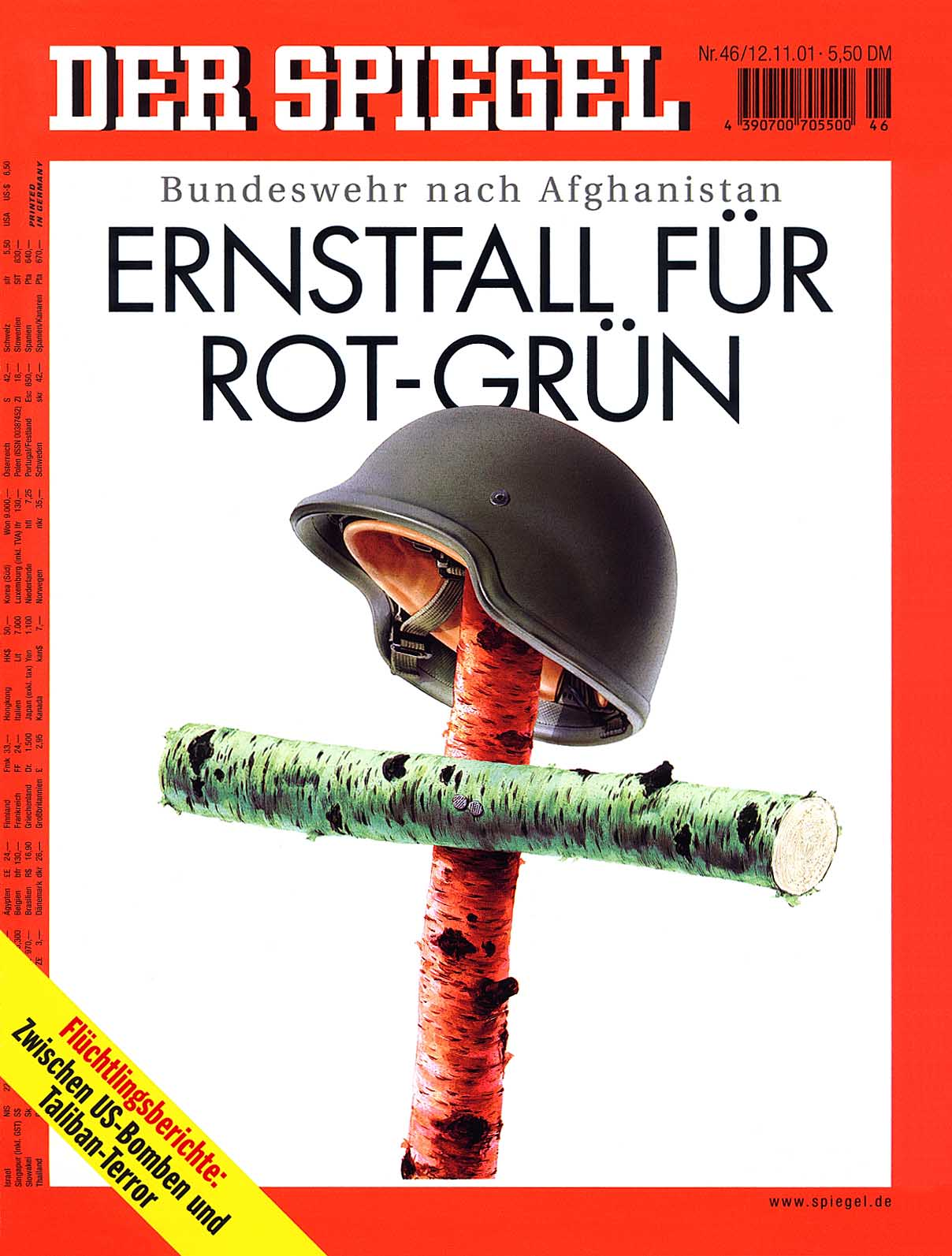 DER SPIEGEL Nr. 46, 12.11.2001 bis 18.11.2001
