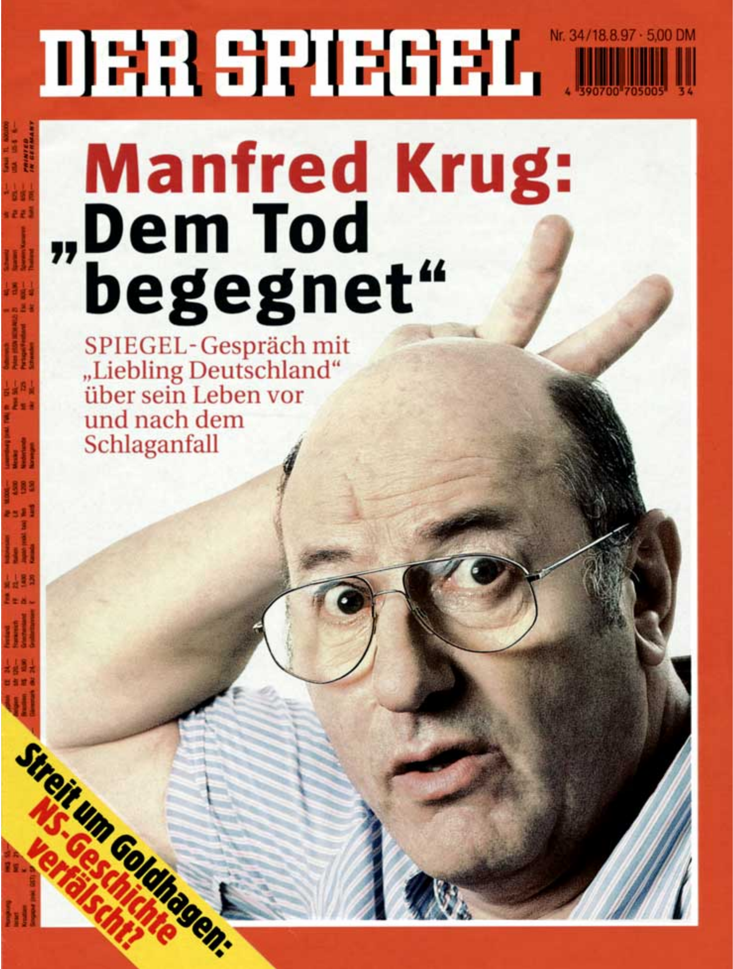 DER SPIEGEL Nr. 34, 18.8.1997 bis 24.8.1997