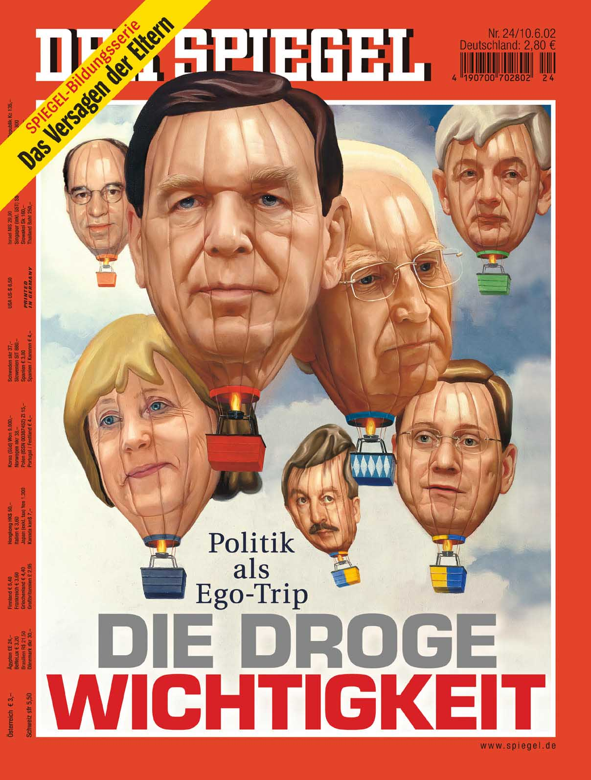 DER SPIEGEL Nr. 24, 10.6.2002 bis 16.6.2002
