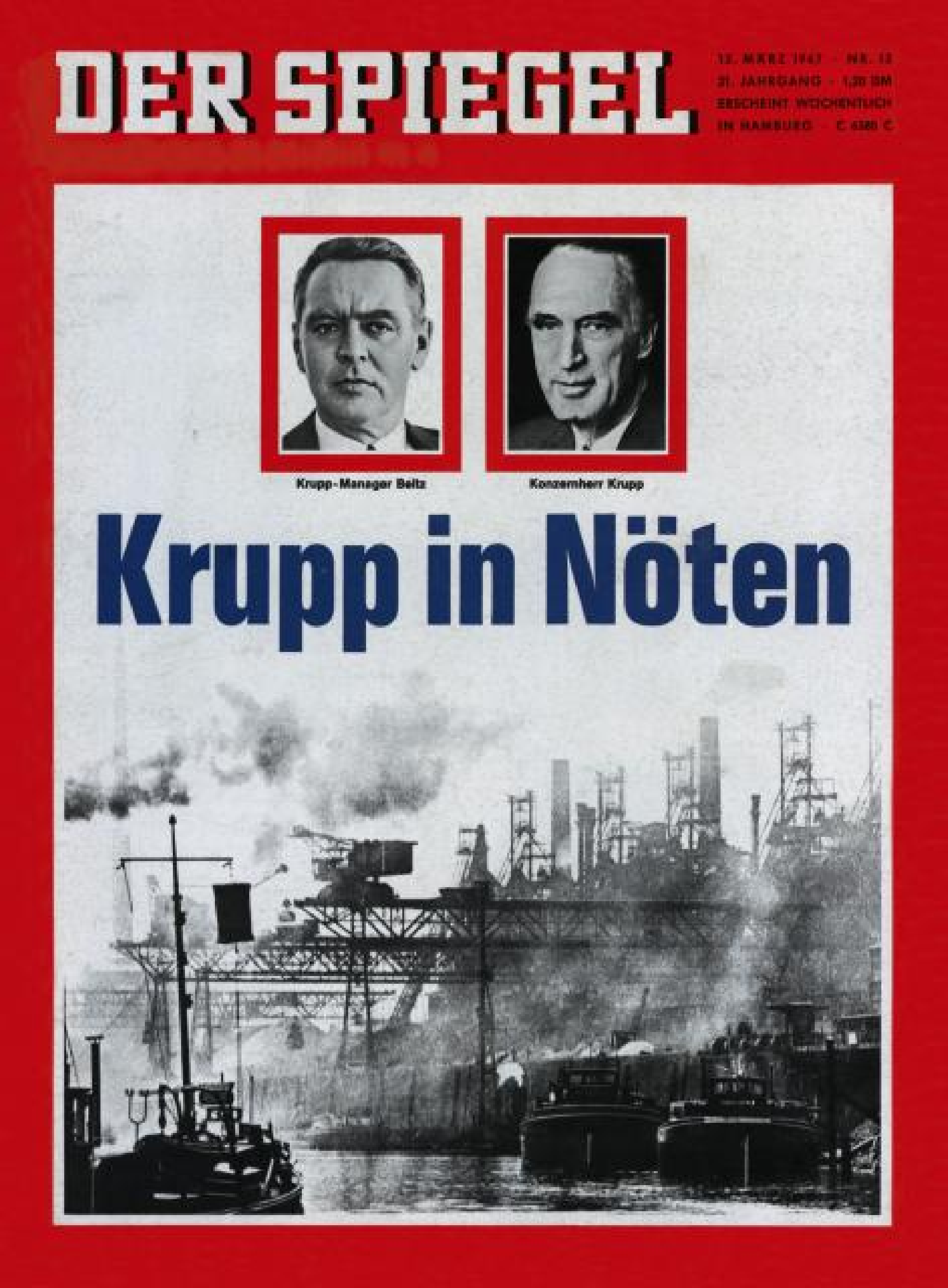 DER SPIEGEL Nr. 12, 13.3.1967 bis 19.3.1967