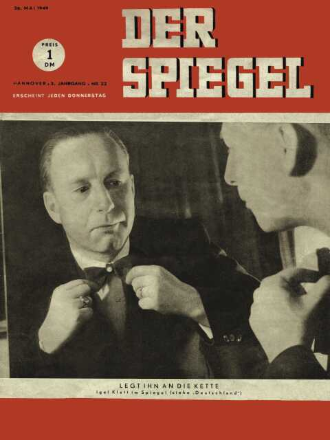 DER SPIEGEL Nr. 22, 26.5.1949 bis 1.6.1949