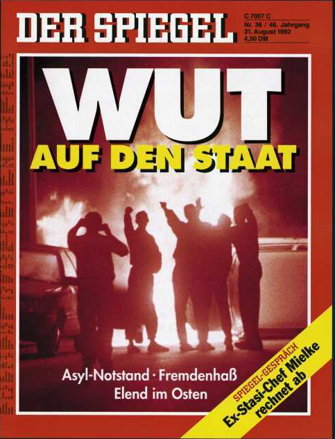 DER SPIEGEL Nr. 36, 31.8.1992 bis 6.9.1992