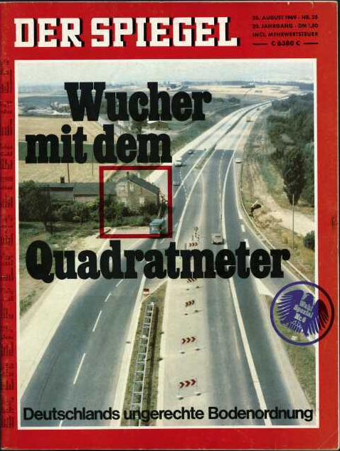 DER SPIEGEL Nr. 35, 25.8.1969 bis 31.8.1969