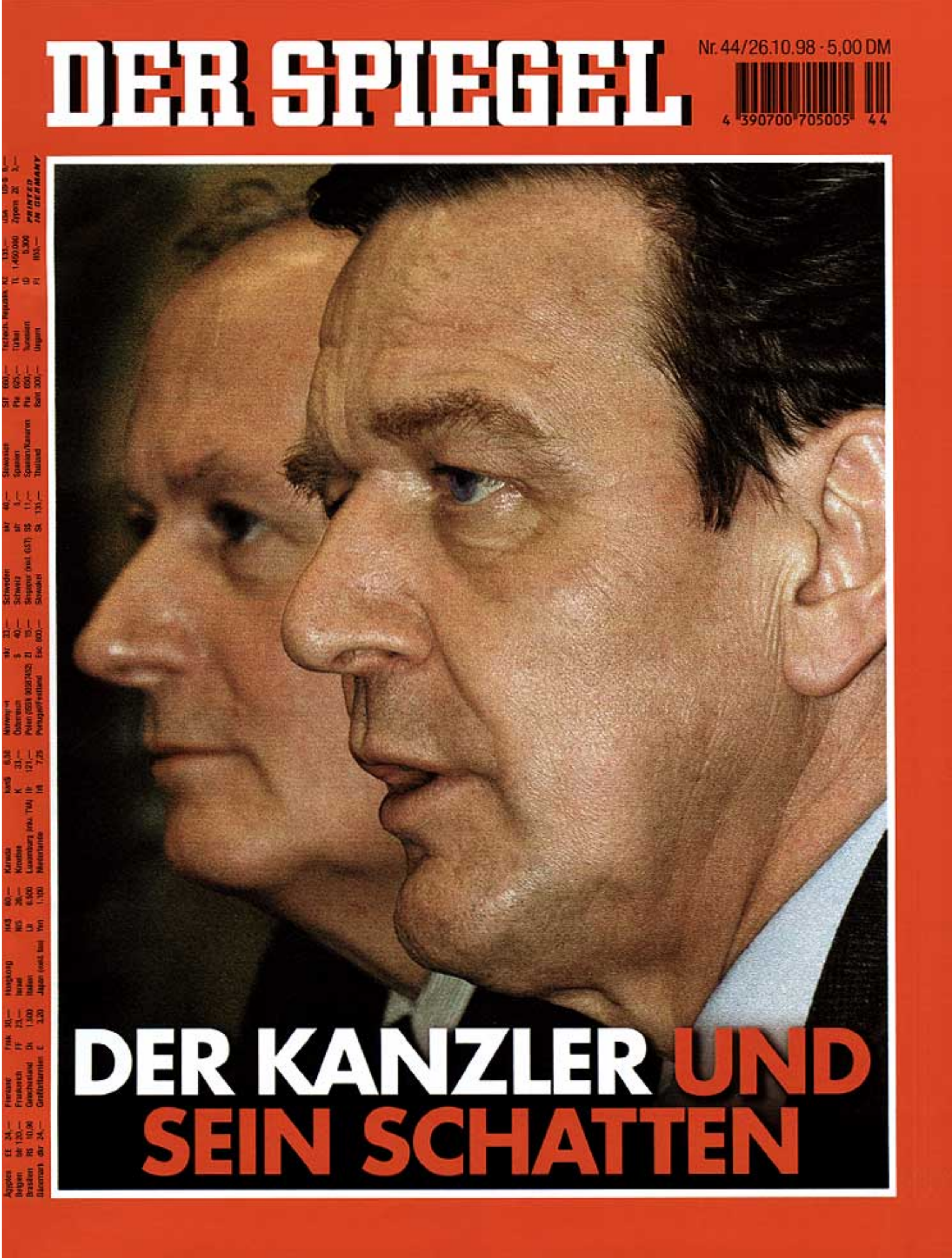DER SPIEGEL Nr. 44, 26.10.1998 bis 1.11.1998