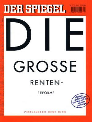 DER SPIEGEL Nr. 7 / 2001, 12.02.2001 bis 18.02.2001