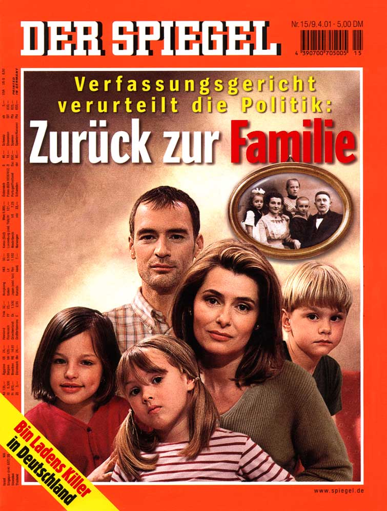 DER SPIEGEL Nr. 15, 9.4.2001 bis 15.4.2001