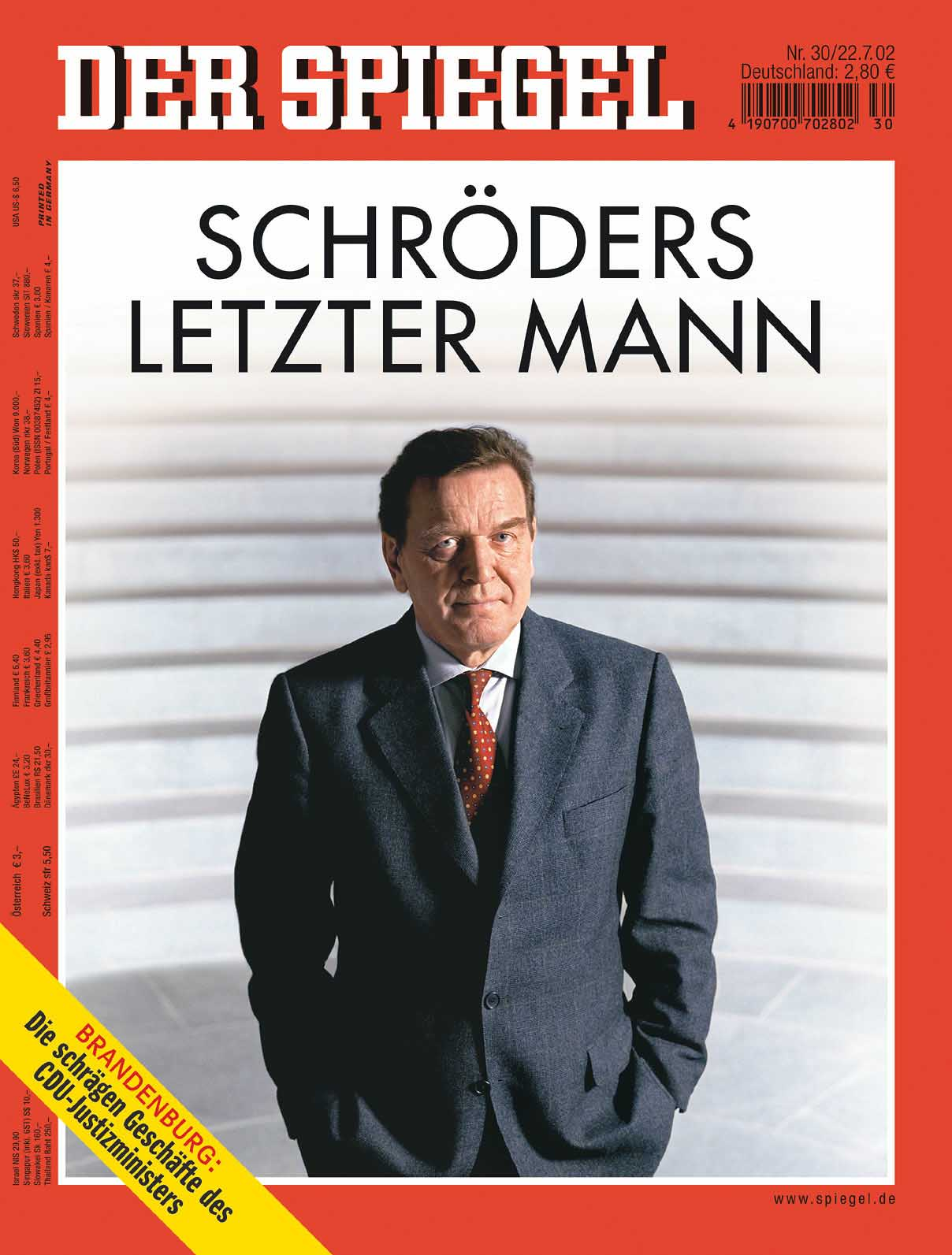 DER SPIEGEL Nr. 30, 22.7.2002 bis 28.7.2002