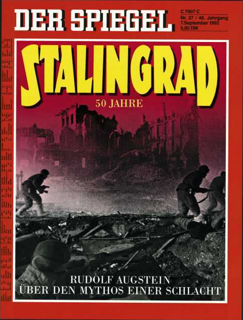 DER SPIEGEL Nr. 37, 7.9.1992 bis 13.9.1992
