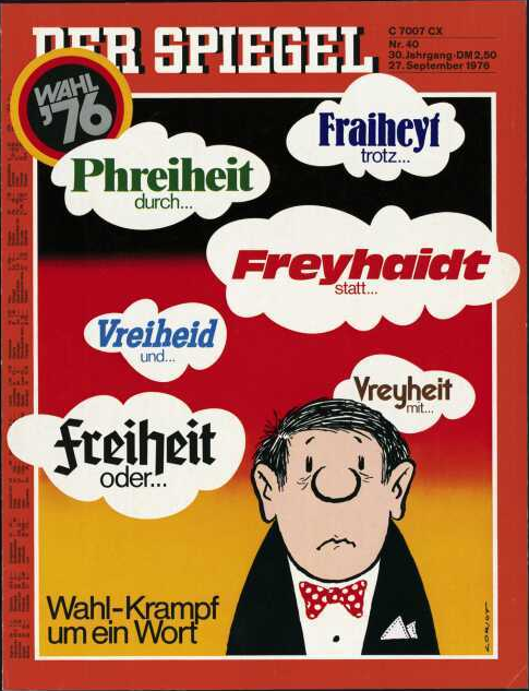 DER SPIEGEL Nr. 40, 27.9.1976 bis 3.10.1976