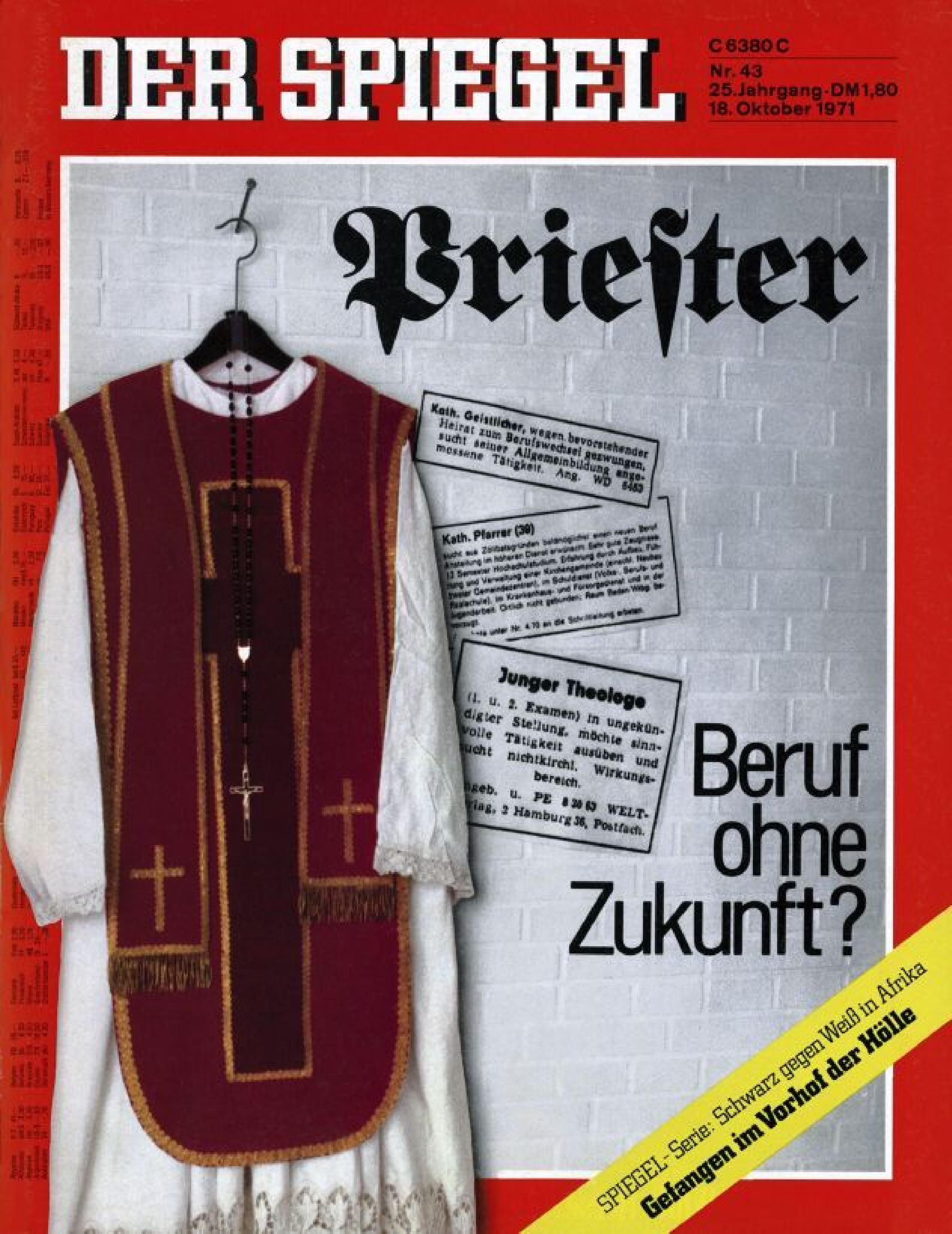 DER SPIEGEL Nr. 43, 18.10.1971 bis 24.10.1971