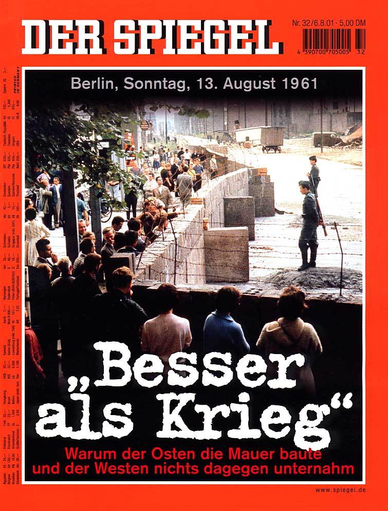 DER SPIEGEL Nr. 32, 6.8.2001 bis 12.8.2001
