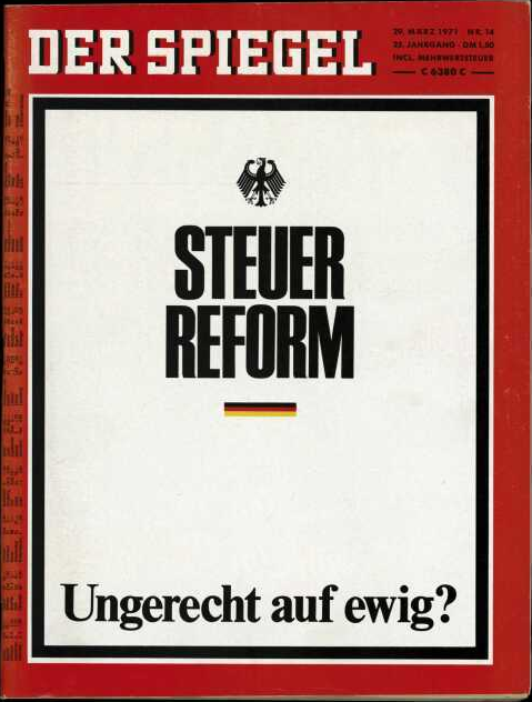 DER SPIEGEL Nr. 14, 29.3.1971 bis 4.4.1971