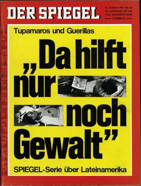 DER SPIEGEL Nr. 36, 31.8.1970 bis 6.9.1970
